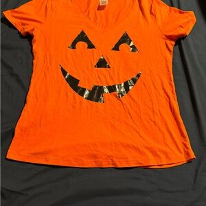 Spirit Halloween Bright Orange Halloween Tee